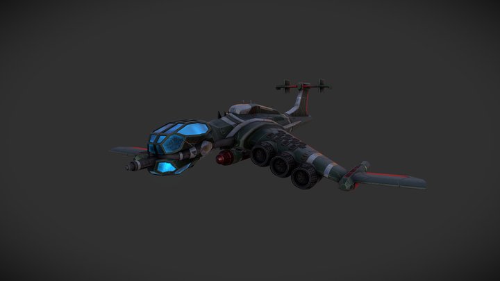 Neon Genesis Evangelion Air Craft 3D Model
