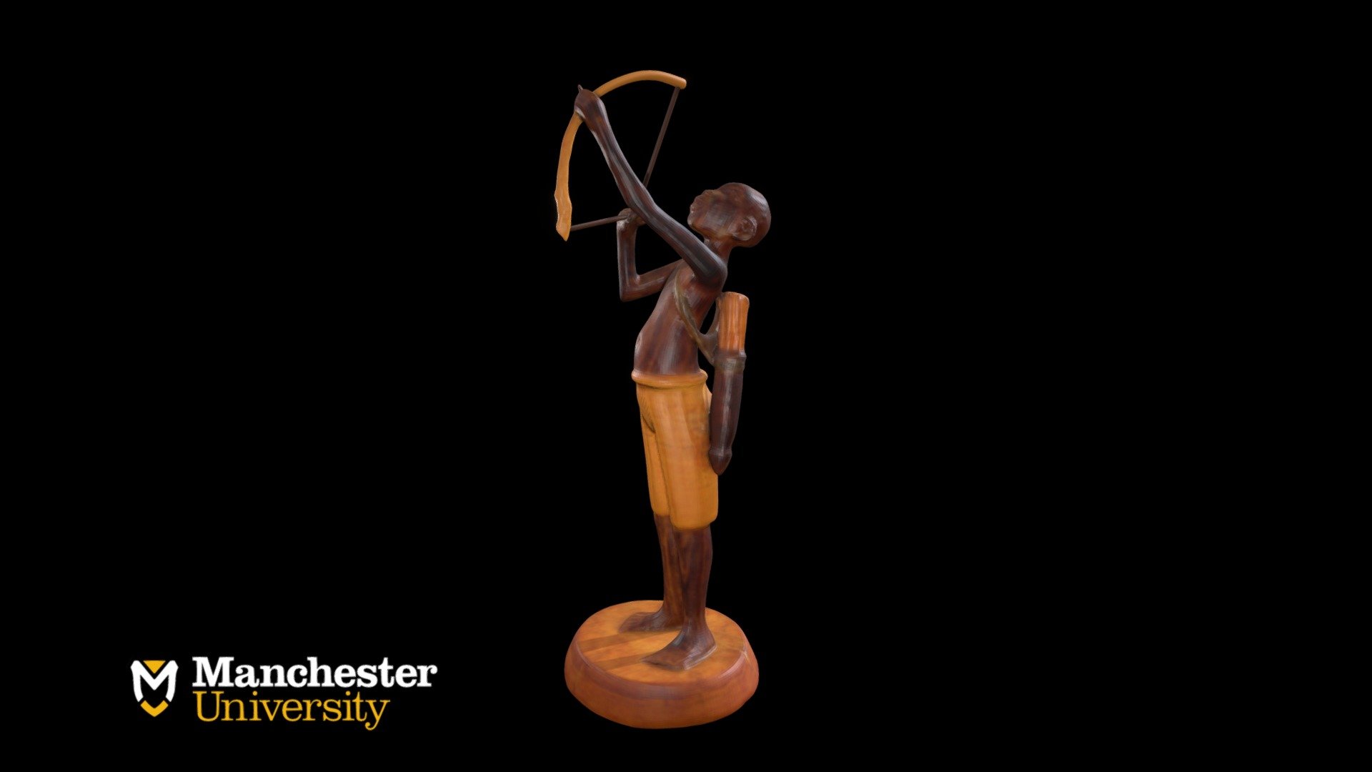 Thorn Carving - Child Shooting Arrow
