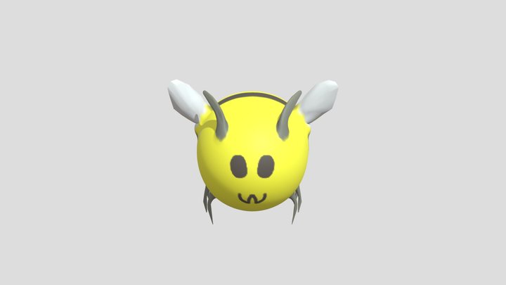 Scuffed Bee 3D Model