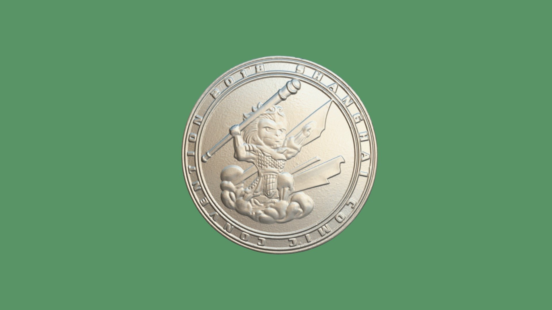 Coin of figure from Journey to West