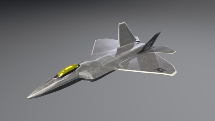 Lockheed Martin F-22 Raptor 3D Model