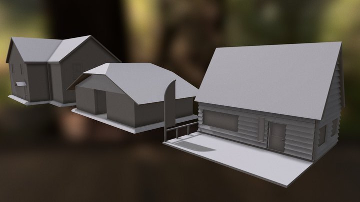 Edificios Forsaken Forest 3D Model