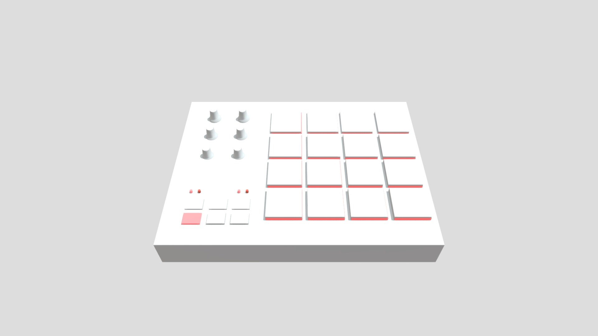 Midi Controller Download Free 3D model by nofnol [1b02c3b] Sketchfab