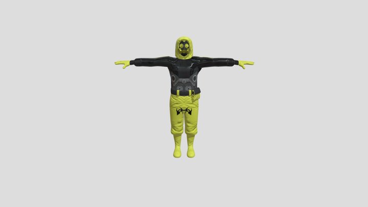 Escape-the-backrooms-hazmat 3D Model
