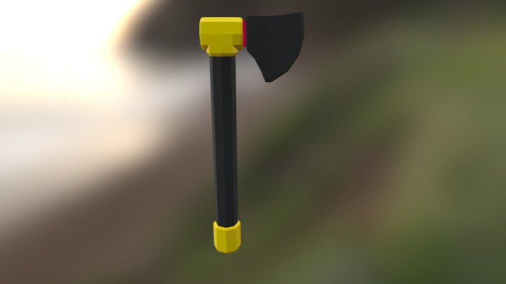 [LOWPOLY]Emergency Axe 3D Model