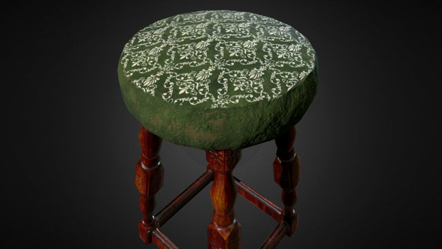 Barstool 3D Model