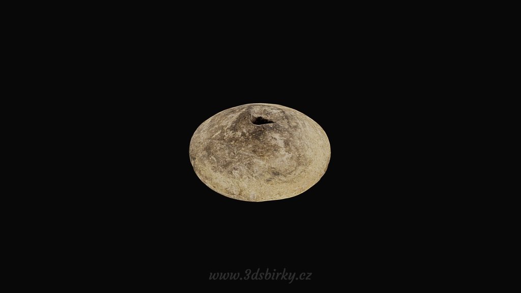 Ceramic spindle / Keramický přeslen — Sketchfab embed 3D viewer