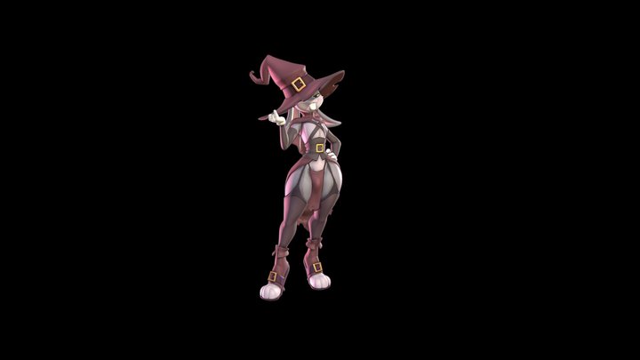 Witchy Bugs Bunny 3D Model