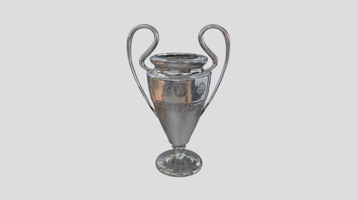 Champions League Trophy 3D Model