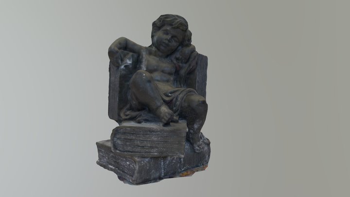 Bookholder Statue (RAW 3D Scan) 3D Model