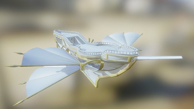 Steampunk Airship "Ganymedes" 3D Model