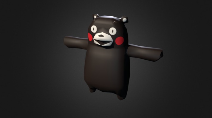 kumamon - 3D model by na10102009 [1b05021] - Sketchfab