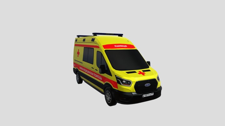 Ford Transit - Resuscitation 3D Model
