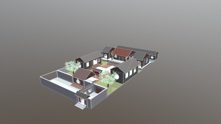 四合院 3D Model