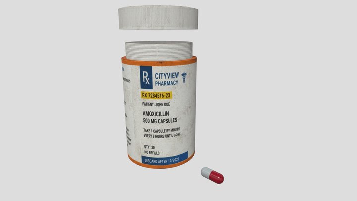 Simple Pills Tube – Modèle 3D gratuit STL