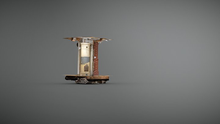 Spis/oven, Kastelholms kungsgård 3D Model
