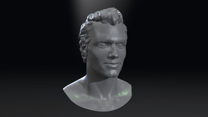 Henry Cavill bust 3D Model