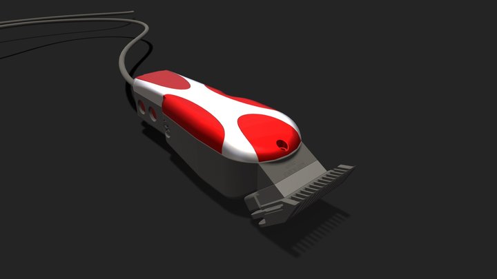 Hair Clipper 3D Model