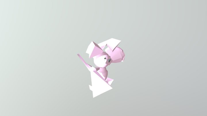 戰鬥兔子 Fighting rabbit 3D Model