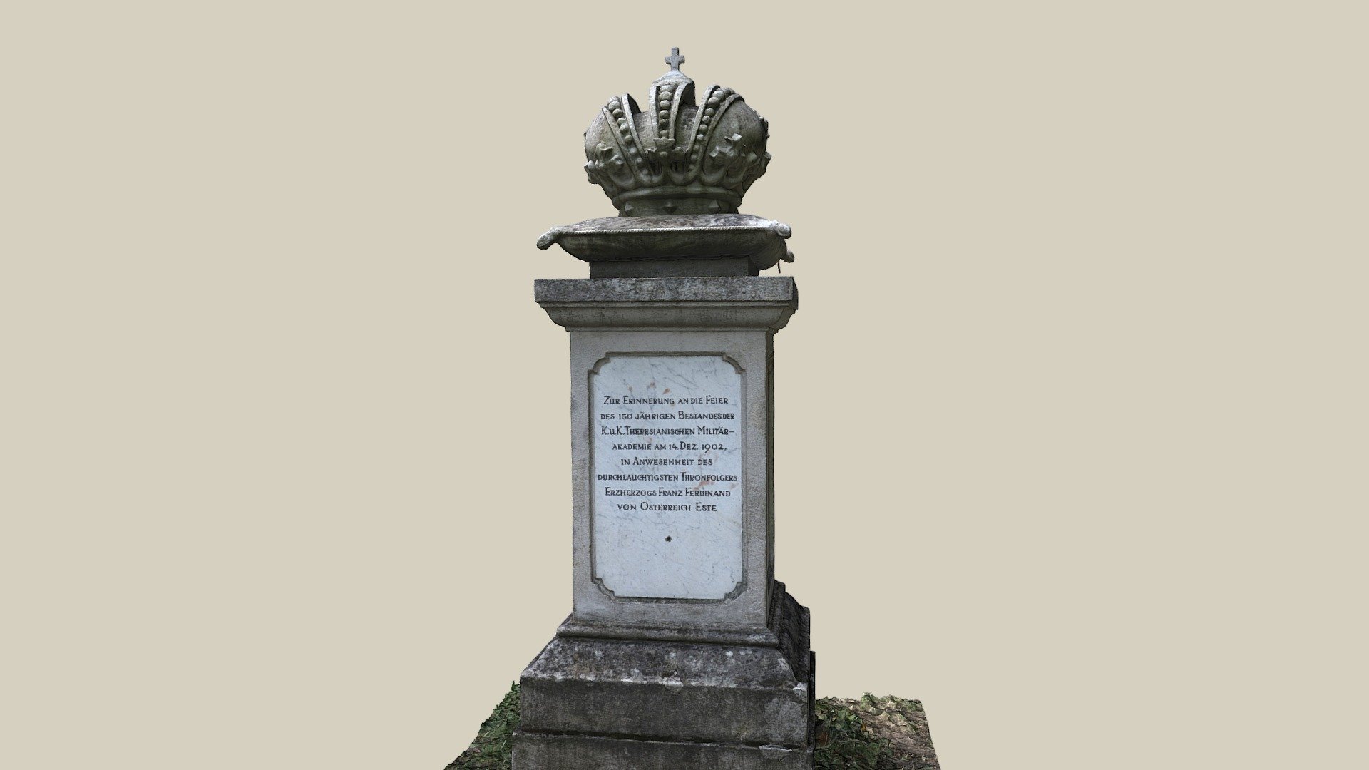 Jubiläumsstein — Sketchfab embed 3D viewer