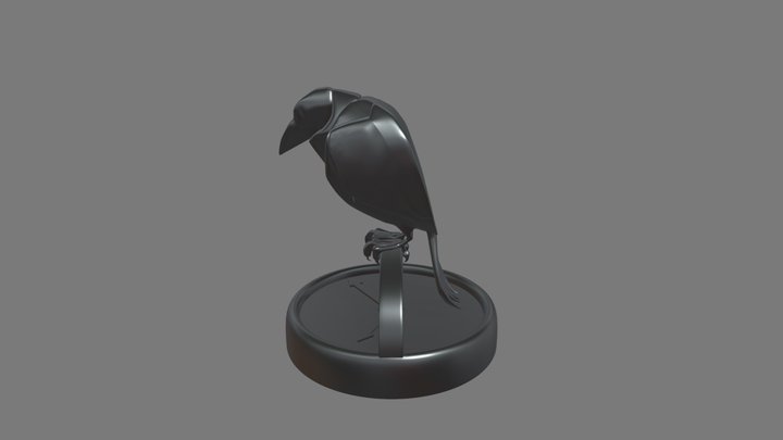 Crow 3D Model