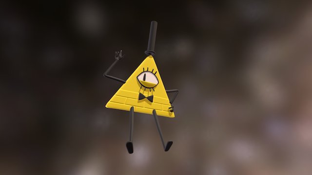 Gravity Falls - Bill CIpher (turnaround) 3D Model