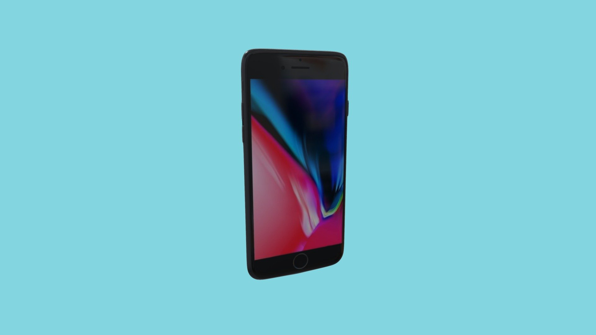 iPhone 8 Styled Smartphone — Sketchfab embed 3D viewer