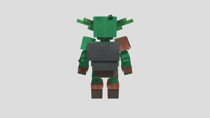 Minecraft Goblin 3D Model