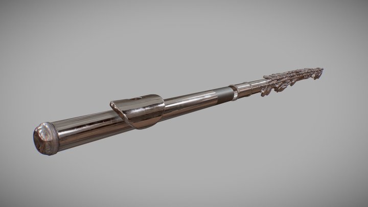 C Flute | YFL 221 3D Model