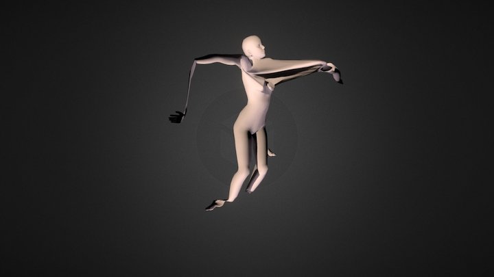 Adaptation B: Body_Animation_Test_1 3D Model