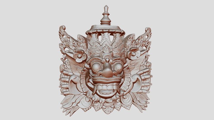 Wooden Dragon scan by EinScan Pro HD 3D Model