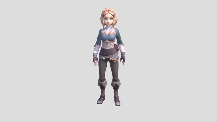 Zelda Idle 3D Model