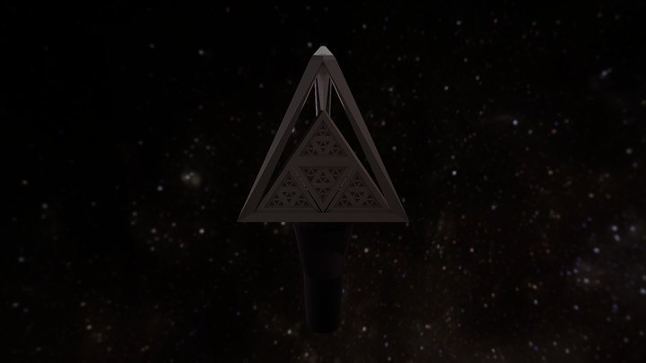 Triangle Habitat Ship (Milestone) 3D Model