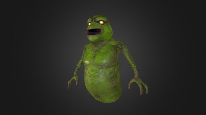 Green Ghost 3D Model