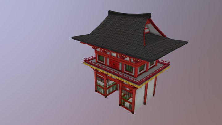 shrine 3D Model