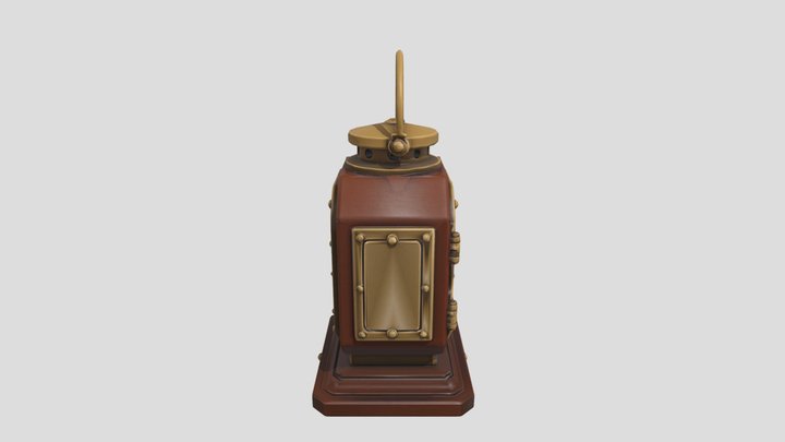 Free Fantasy Magic Lantern | Low Poly