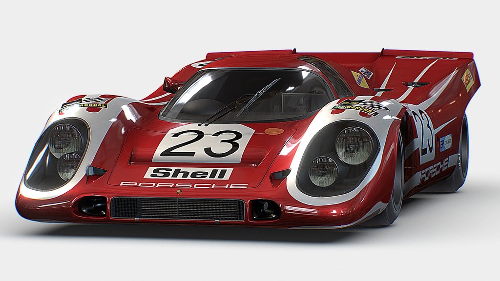 Porsche 917k LM Red | www.vecarz.com