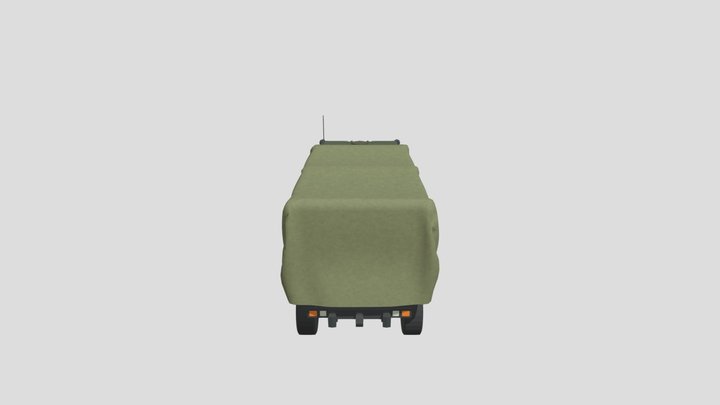 Low-Poly Military Truck
