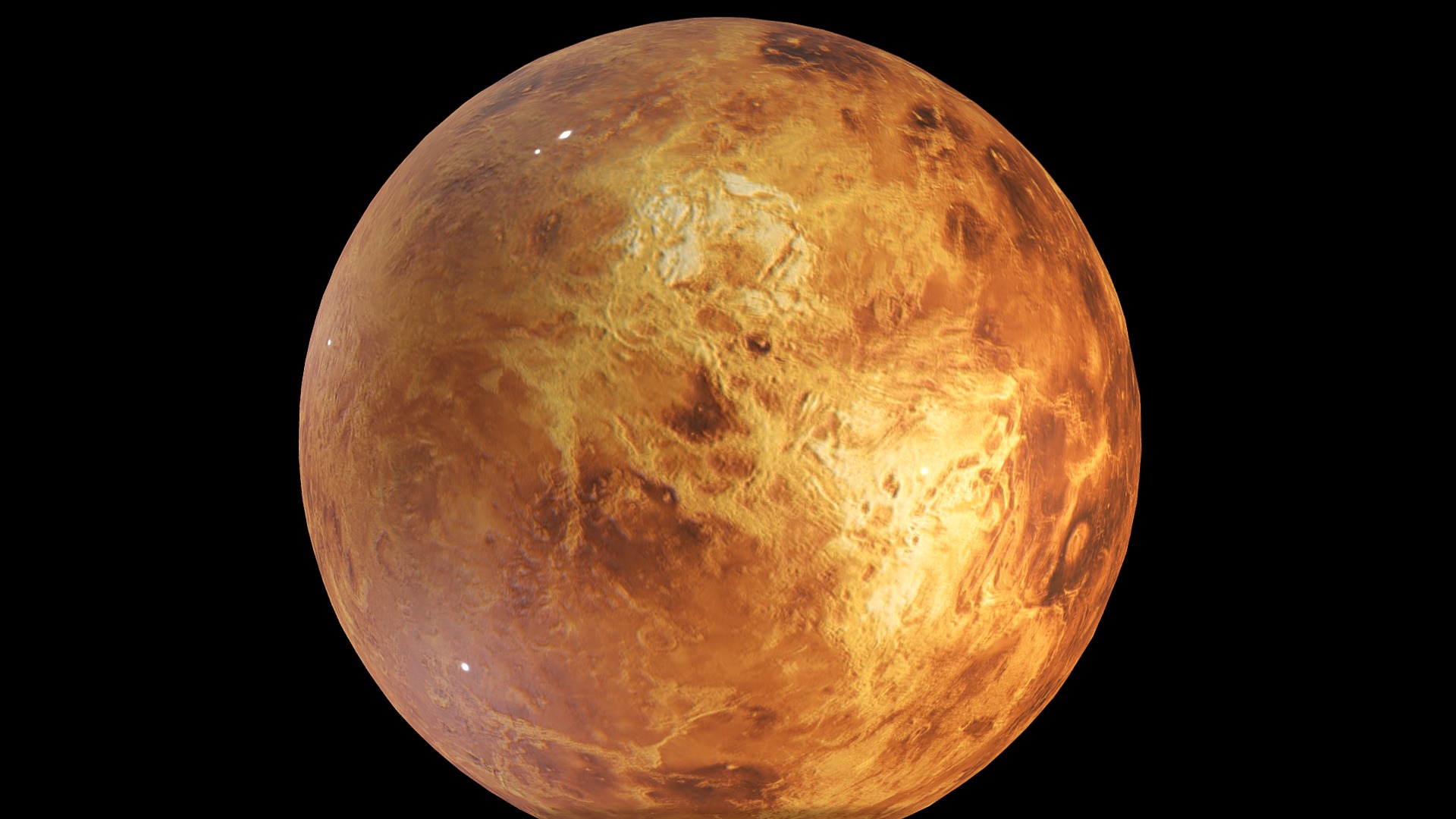 3D model Venus - This is a 3D model of the Venus. The 3D model is about a close up of the moon.