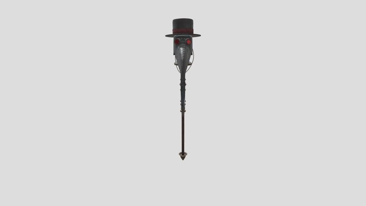 Plague Doctor Scythe (3D Model) 3D Model