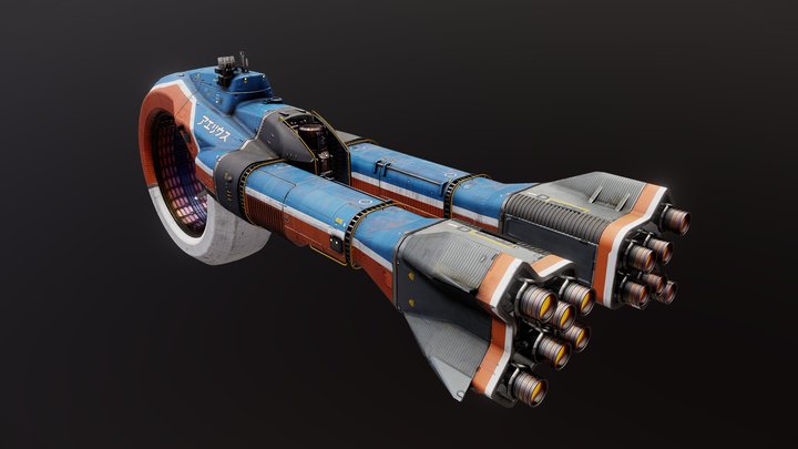 Aeriusu Drone Ship 3D Model