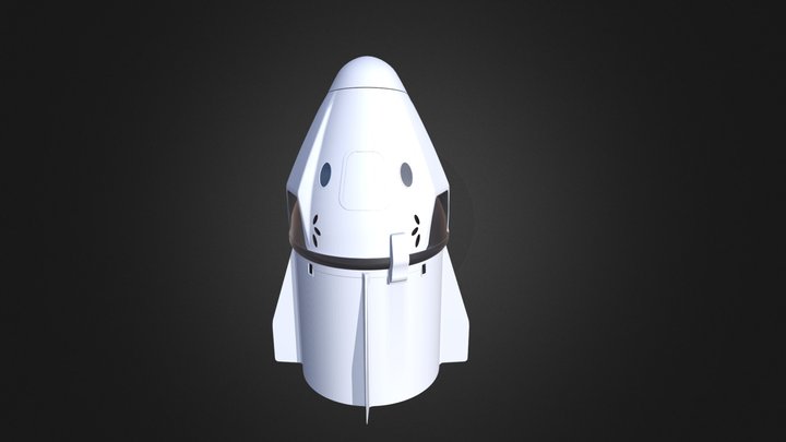 SpaceX - Dragon 2 3D Model