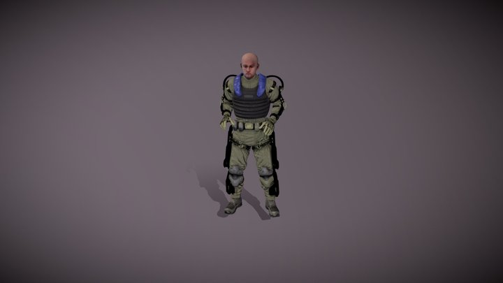Vah Soldier 3D Model