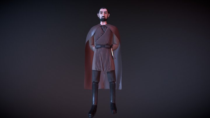 Jedi Master Dooku 3D Model