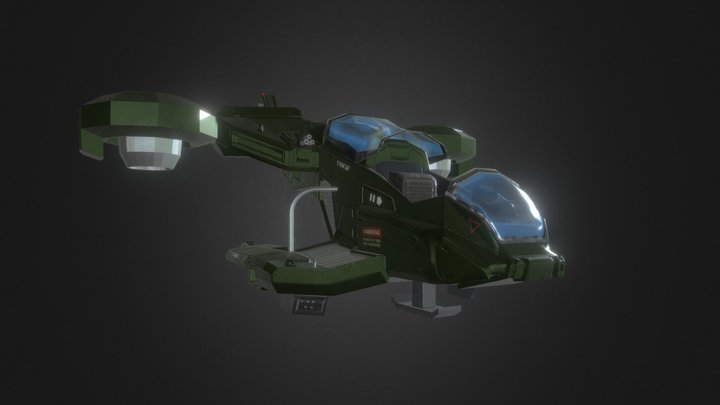 Halo Downfall - Hornet 3D Model
