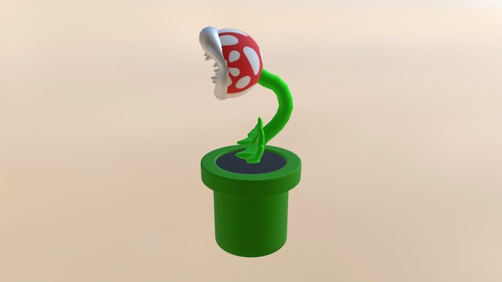 Piranha Plant 3D Model