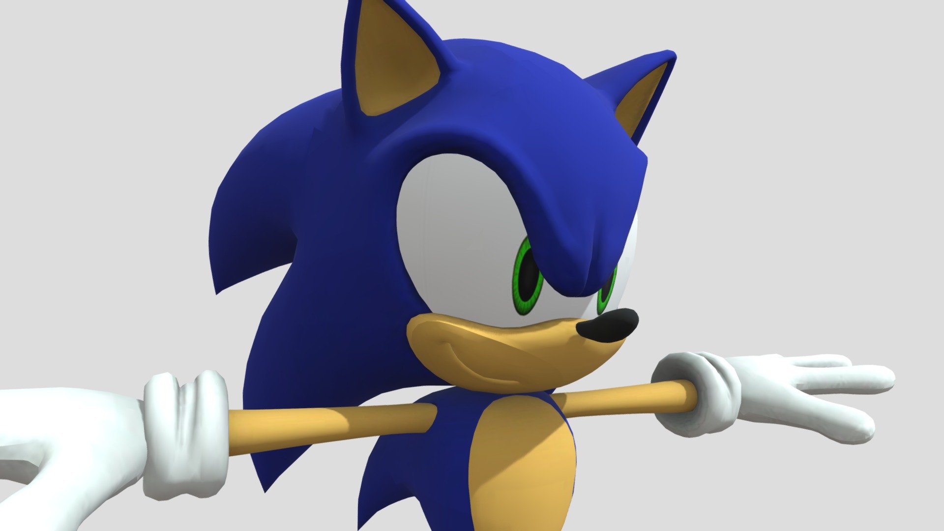 Sonic The Hedgehog Model - Download Free 3D model by Bobby the TCF and ...