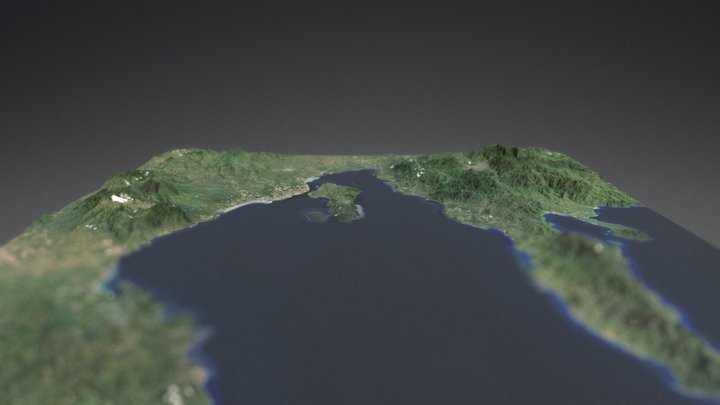 Davao, Mt. Apo, Mindanao Island, Philippines 3D Model