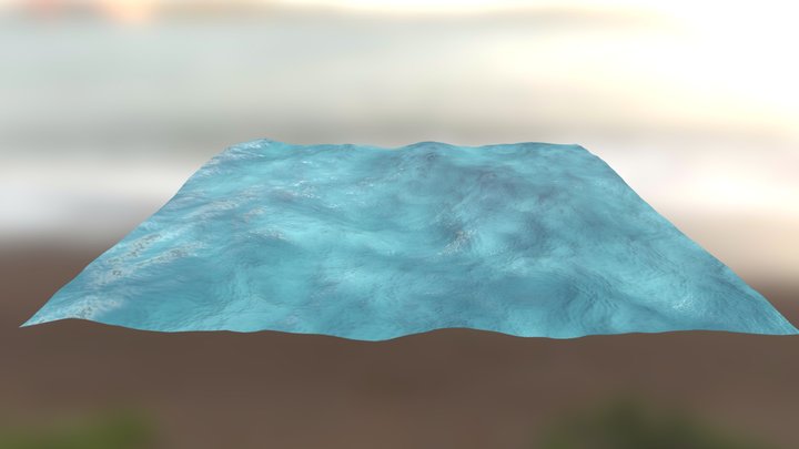 Water Waves 3D Model
