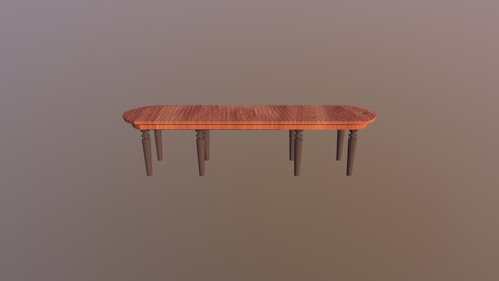Table 2278 Wt 3D Model